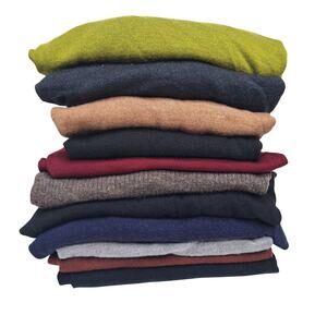 Lot 11 100% Merino Wool Sweaters Cutter Crafter Upcycle Fall Colors J.Crew